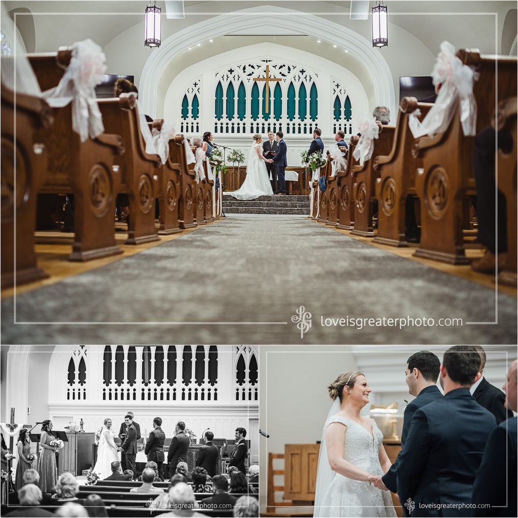 wedding ceremony in church